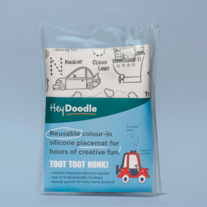 Colouring Silicone Mat-Hey Doodle