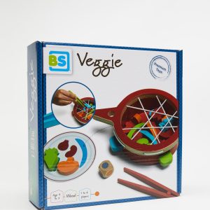 BS Toys Veggie Fine Motor Game, Wooden Educational Toy For Children 4 to 7 Years Old