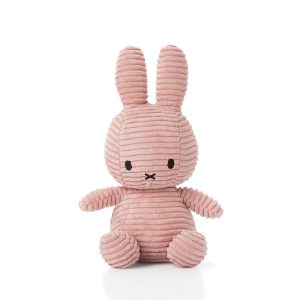 Miffy Sitting Corduroy 23cm Pink