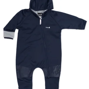 Toddler All Weather Fleece Toddler Waterproof Onesie Navy Size 6-24 Months