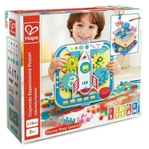 Hape Cogworks Experimental Cognitive Playset, Wooden Toy For Children 3 years and over