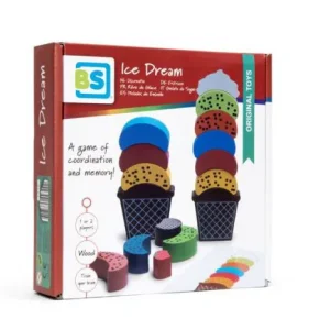 BS Toys Ice Dream Stacking Game, Wooden Educational Toy From 3 Years Old