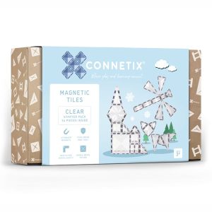 Connetix Magnetic Tiles Clear Pack 34pc AU