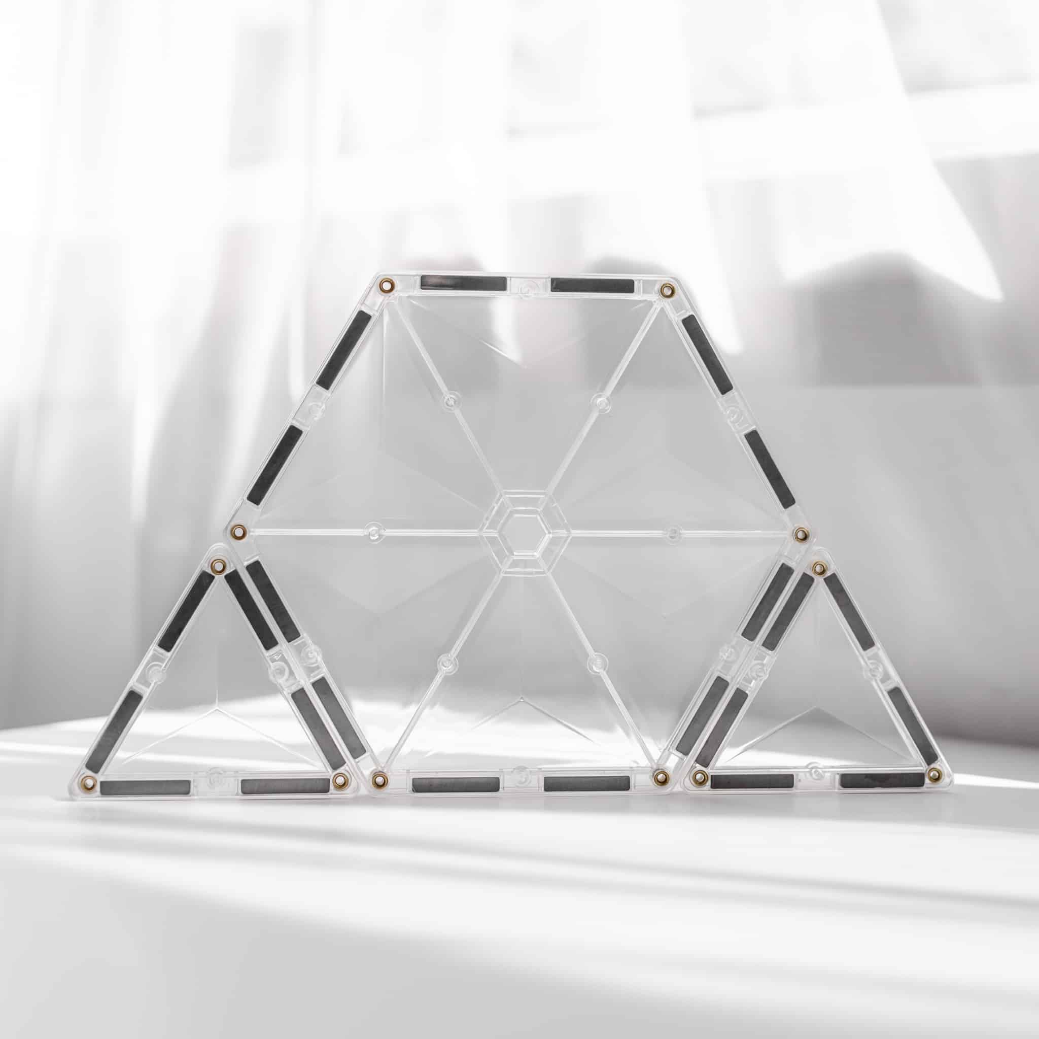 Connetix Magnetic Tiles Clear Pack 34pc AU - Image 2
