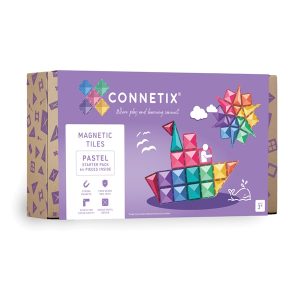 Connetix Magnetic Tiles Pastel Starter Pack 64pc